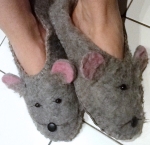Super warm, felted slippers from Estonia