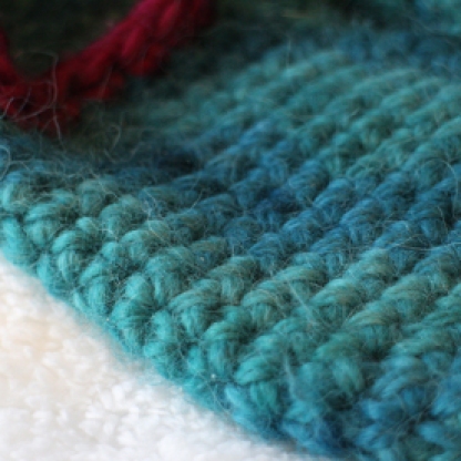 Stitch detail (single crochet)