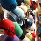Great selection of felt hats.