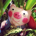 Piggy Charm in the jungle